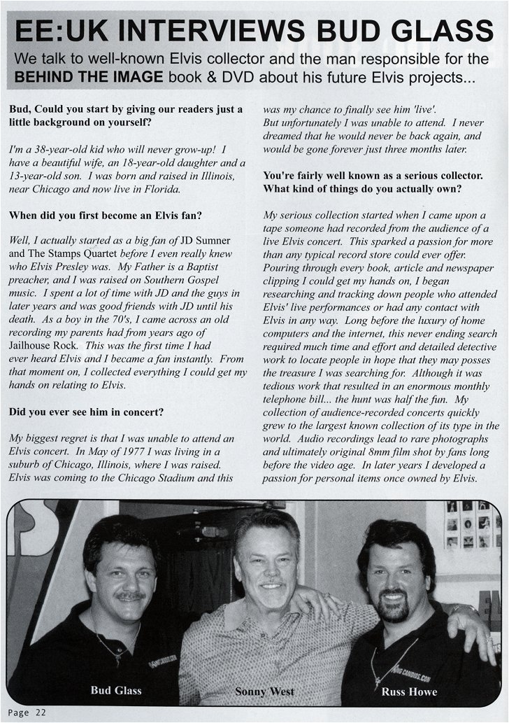 Interview Bud Glass Part 1